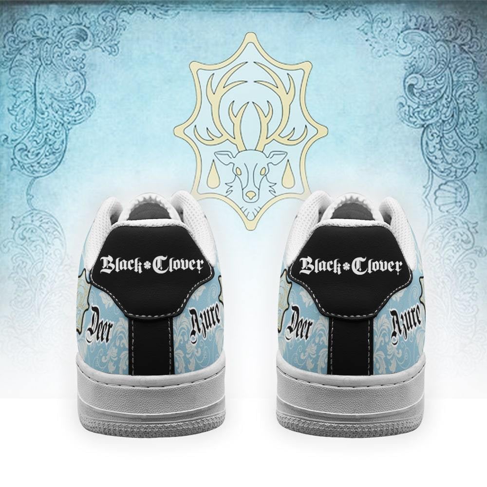 Black Clover Shoes Magic Knights Squad Azure Deer Sneakers Anime
