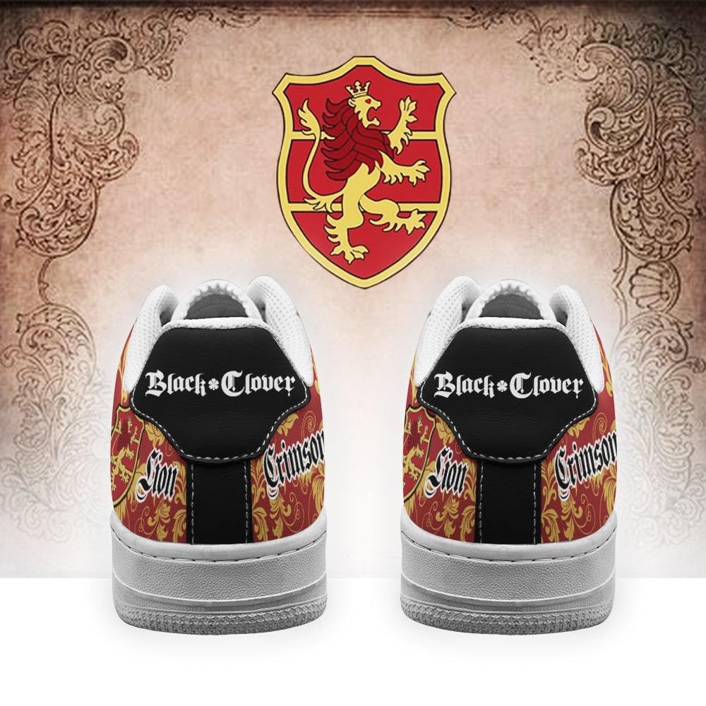 Black Clover Shoes Magic Knights Squad Crimson Lion Sneakers Anime