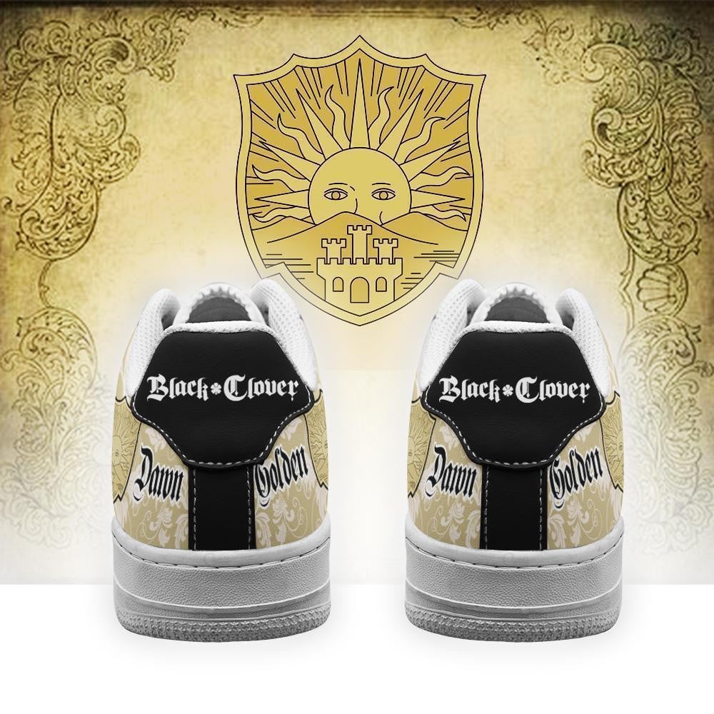 Black Clover Shoes Magic Knights Squad Golden Dawn Sneakers Anime