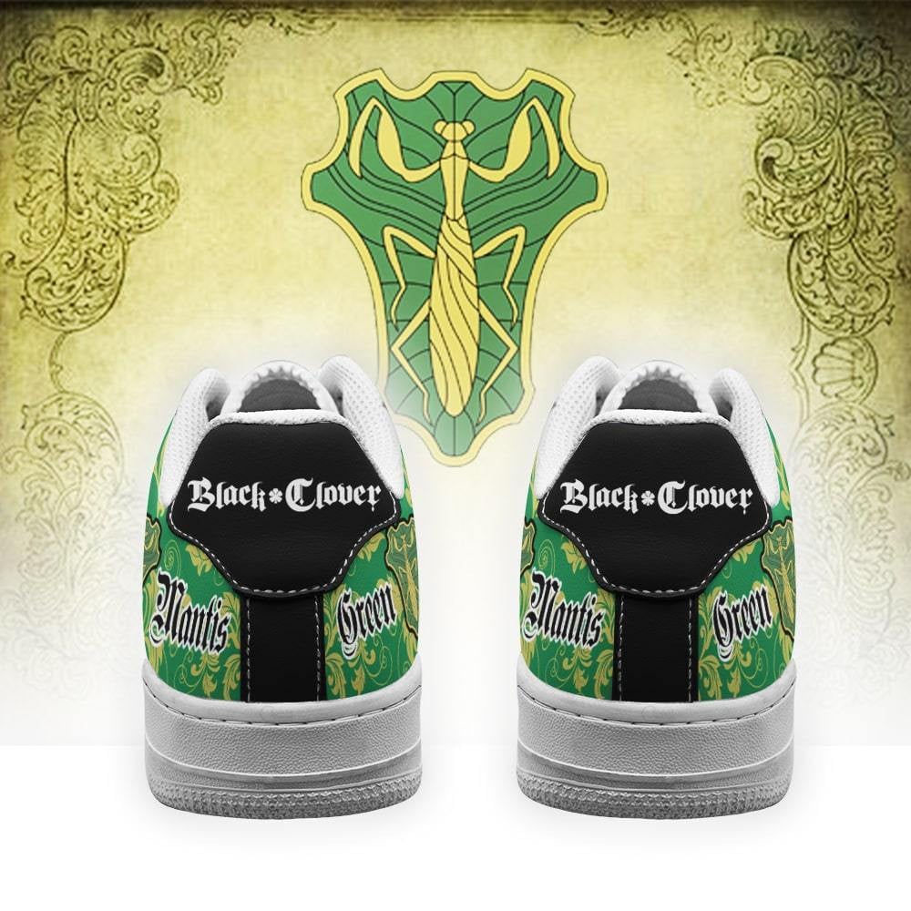 Black Clover Shoes Magic Knights Squad Green Mantis Sneakers Anime