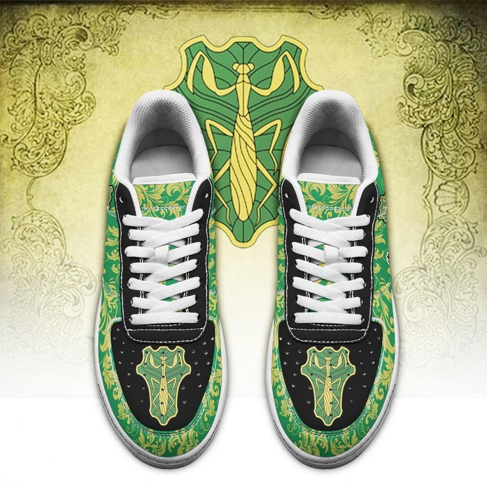 Black Clover Shoes Magic Knights Squad Green Mantis Sneakers Anime