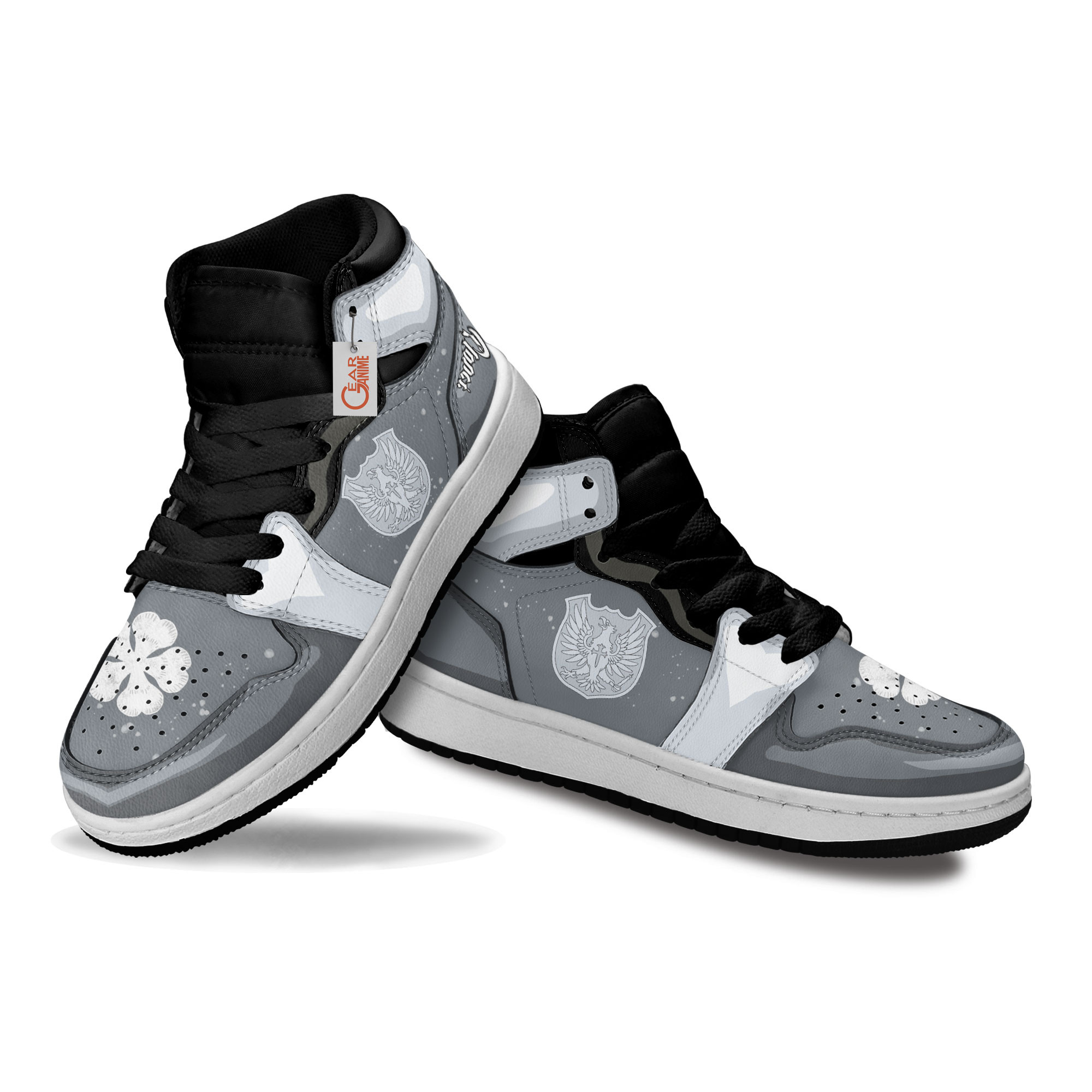 Black Clover Silver Eagle Anime Custom Kids Sneakers
