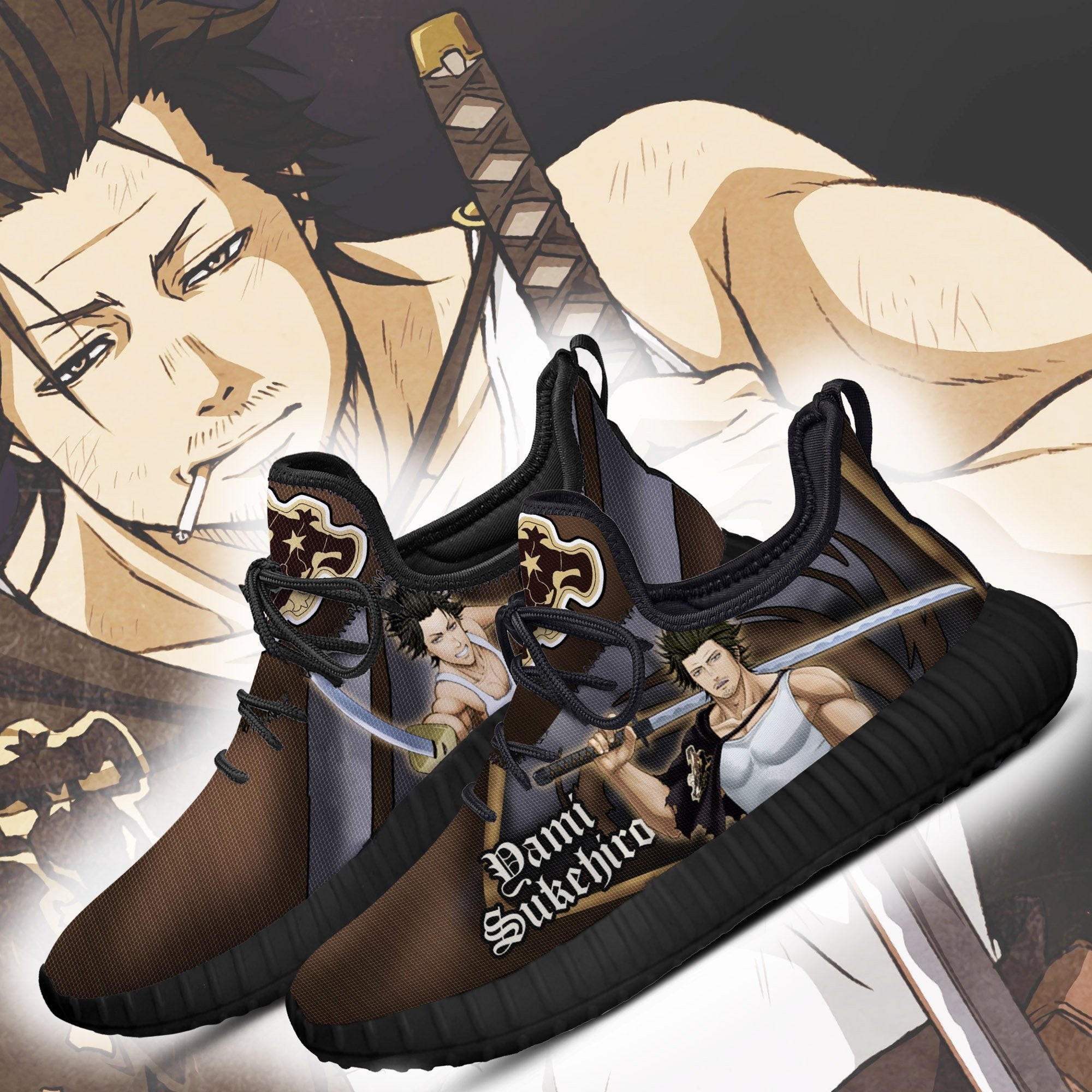 Black Clover Yami Reze Shoes Black Bull Knight Anime Sneakers