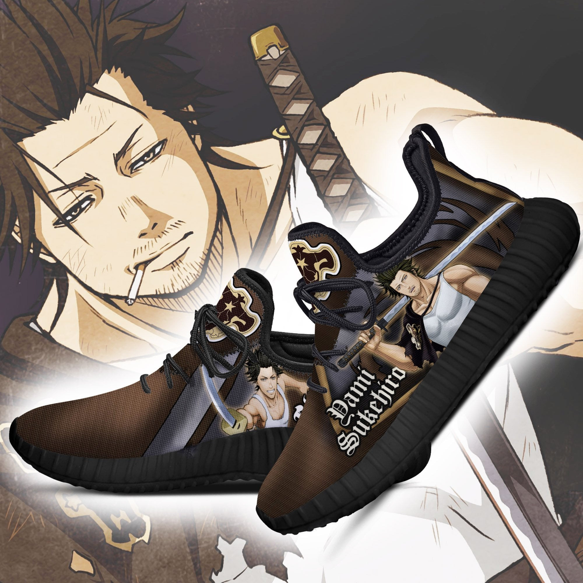 Black Clover Yami Reze Shoes Black Bull Knight Anime Sneakers