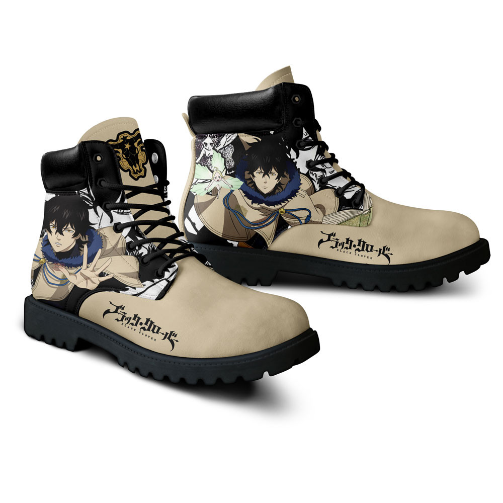 Black Clover Yuno Grinberryall Boots Custom Anime Shoes