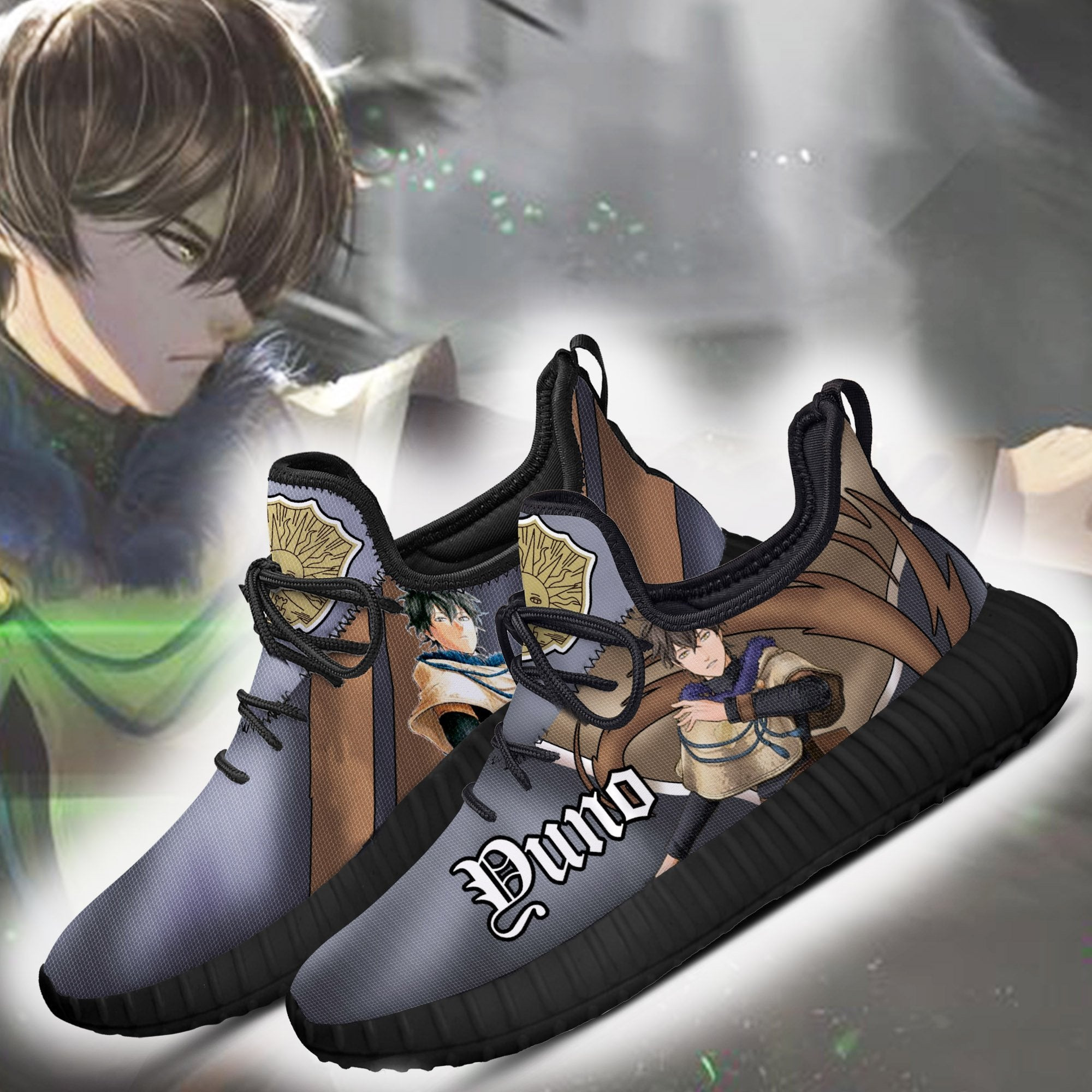 Black Clover Yuno Reze Shoes Black Bull Knight Anime Sneakers