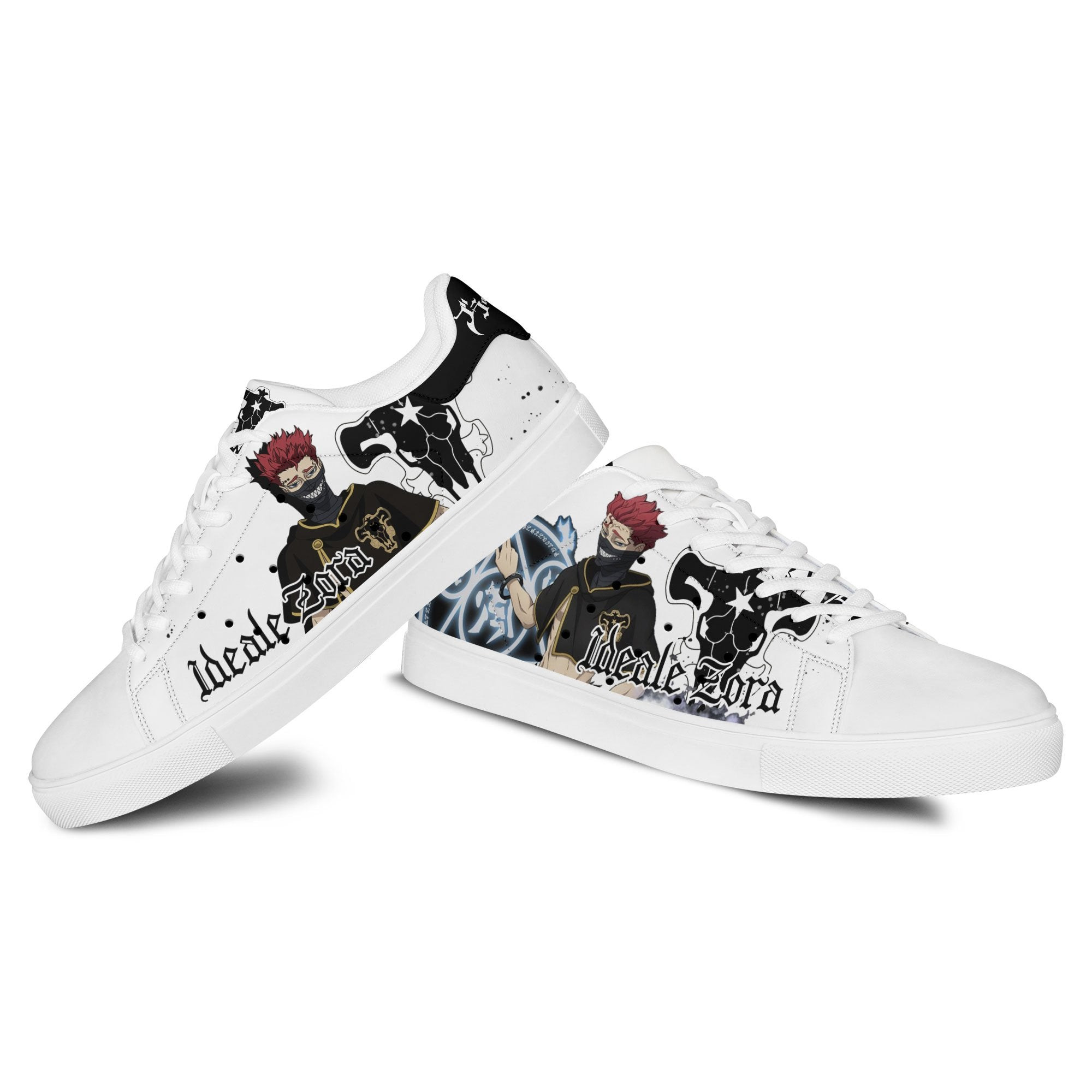 Black Clover Zora Ideale Skate Sneakers Custom Anime Shoes