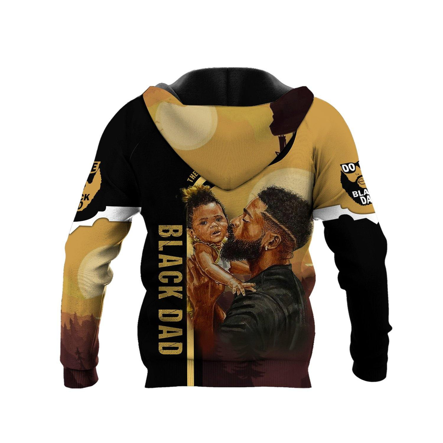 Black Dad – The Man The Myth The Legend Aop Hoodie