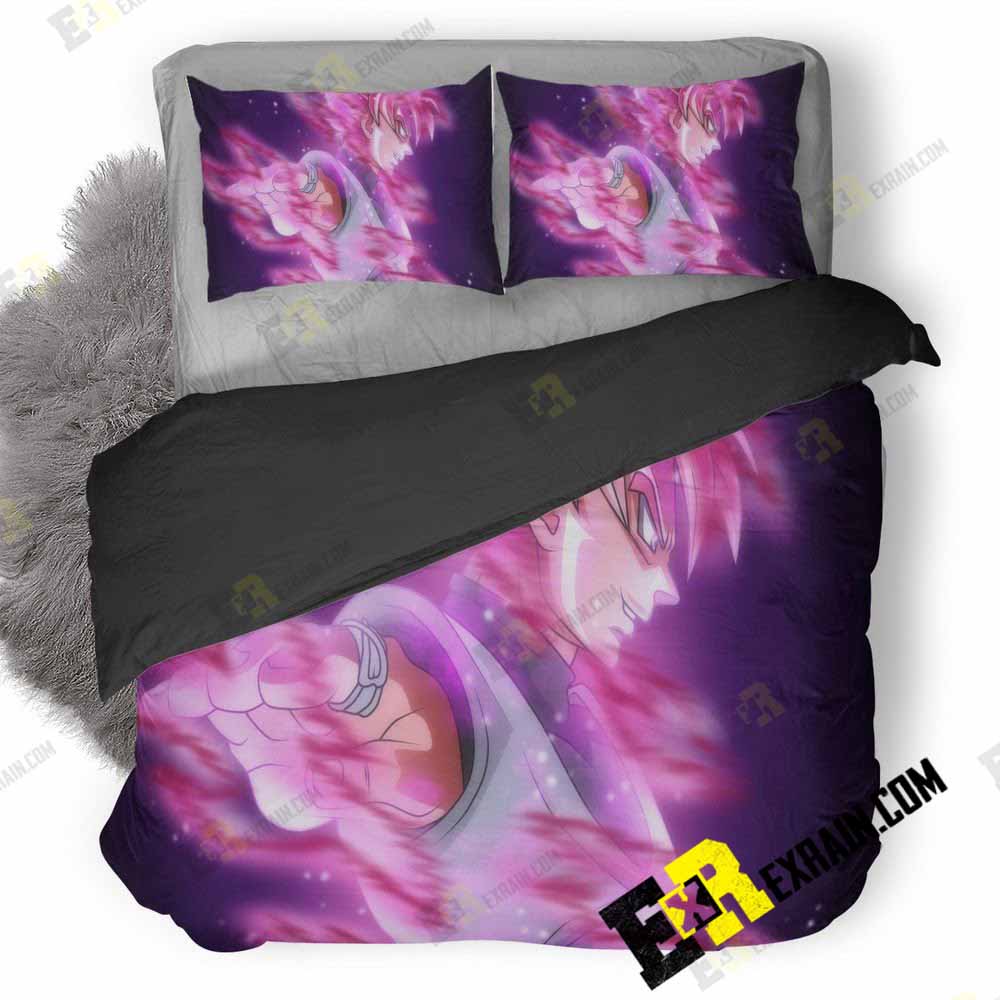Black Dragon Ball Super K7 3D Customized Duvet Cover Bedding Set