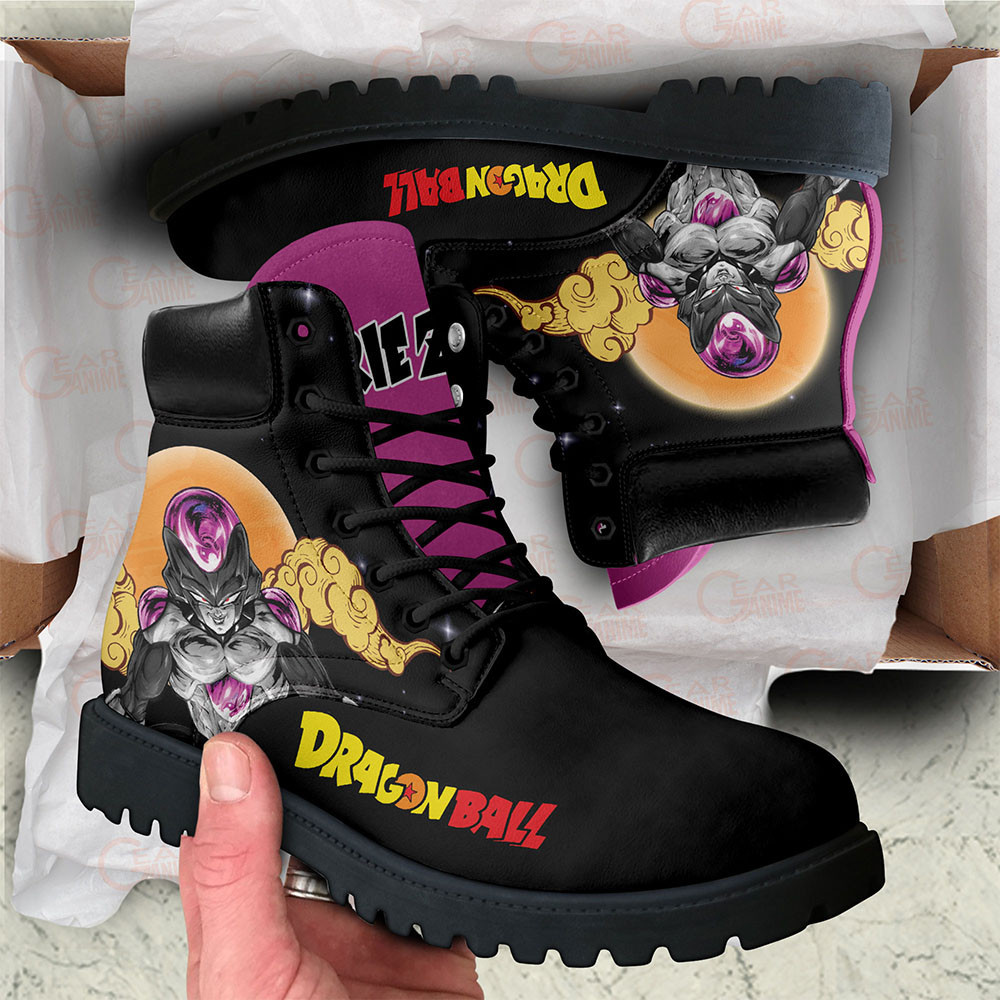 Black Frieza Boots Dragon Ball Custom Anime Shoes For Otaku