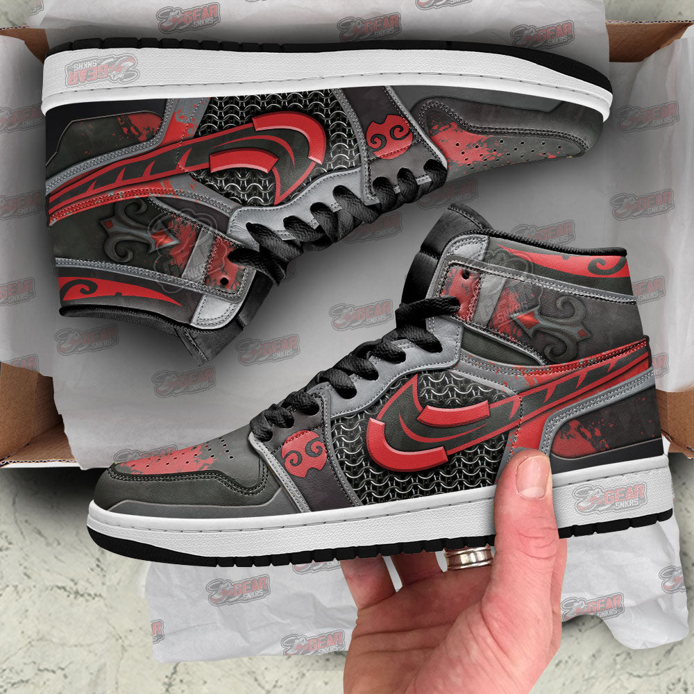 Black Knight Skin Fortnite JD Sneakers Shoes For Fans, Air Jordan Hightop