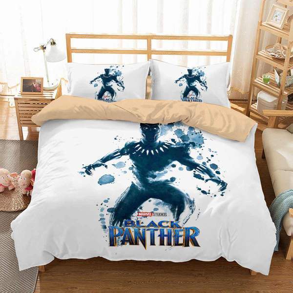 Black Panther 12 3D Customized Duvet Cover Bedding Set