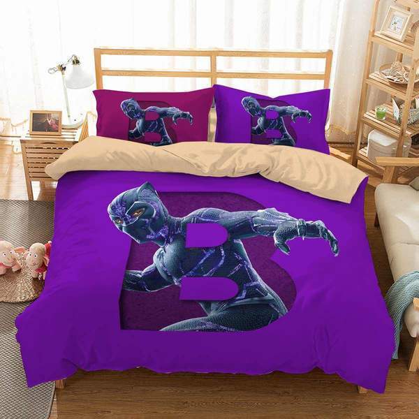 Black Panther 3D Customized Duvet Cover Bedding Set