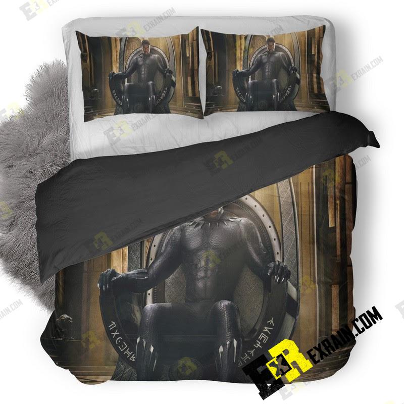 Black Panther 3D Customized Duvet Cover Bedding Set