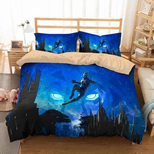 Black Panther 3D Customized Duvet Cover Bedding Set