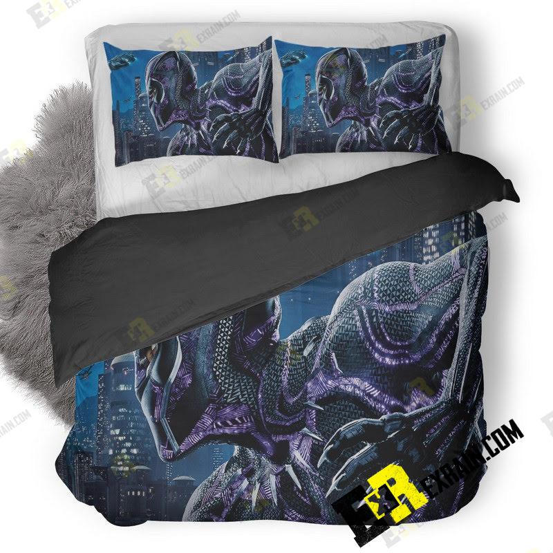 Black Panther 5K Poster V6 3D Customized Duvet Cover Bedding Set
