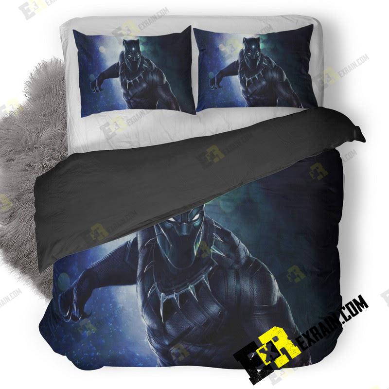 Black Panther 8K Od 3D Customized Duvet Cover Bedding Set