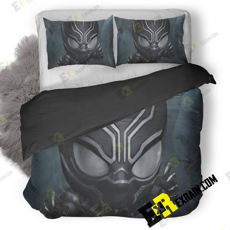 Black Panther Art X 3D Customized Duvet Cover Bedding Set