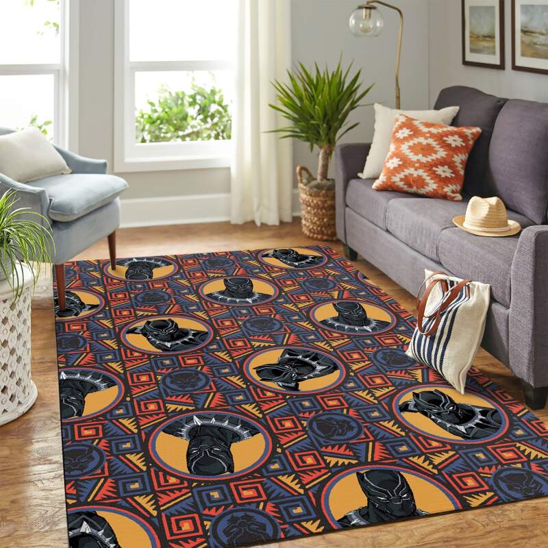 Black Panther Carpet Rectangle Rug