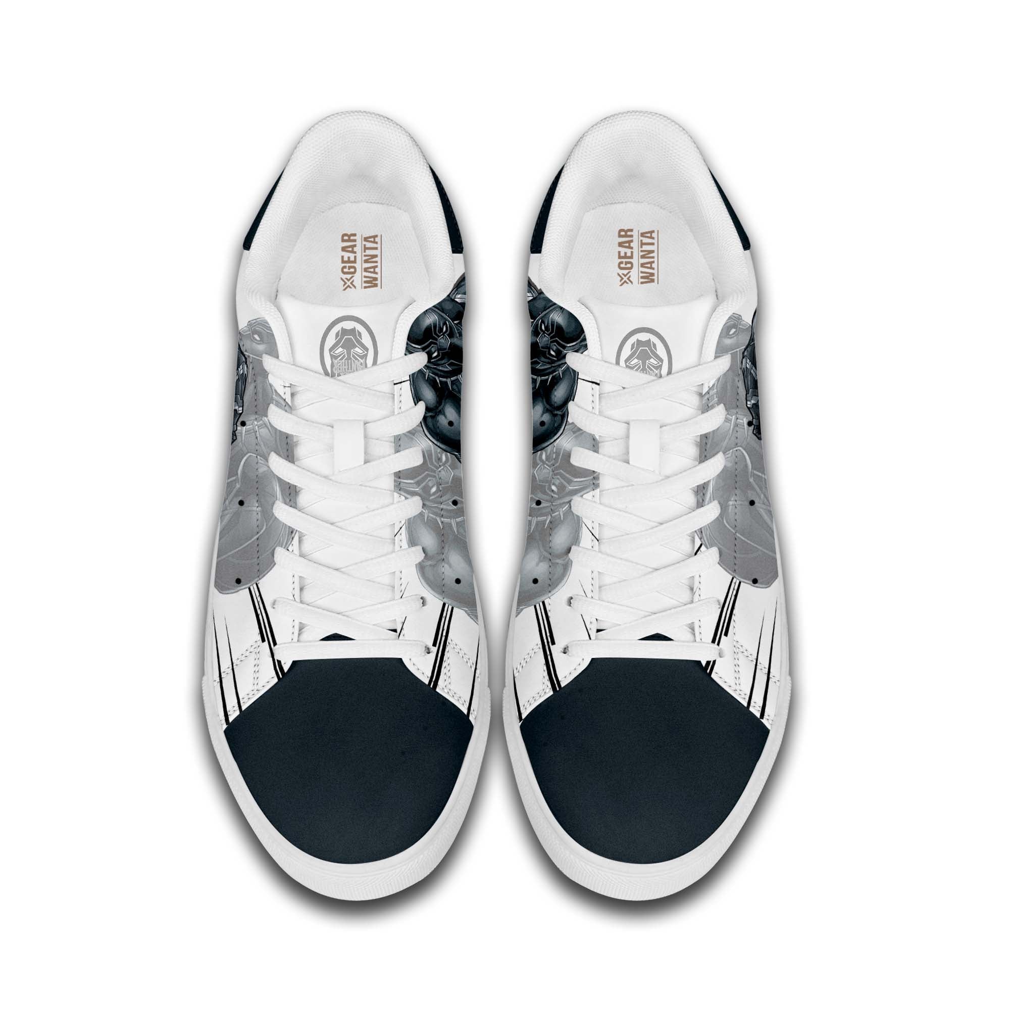 Black Panther Custom Skate Shoes