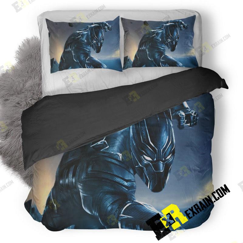 Black Panther Fan Made Ce 3D Customized Duvet Cover Bedding Set