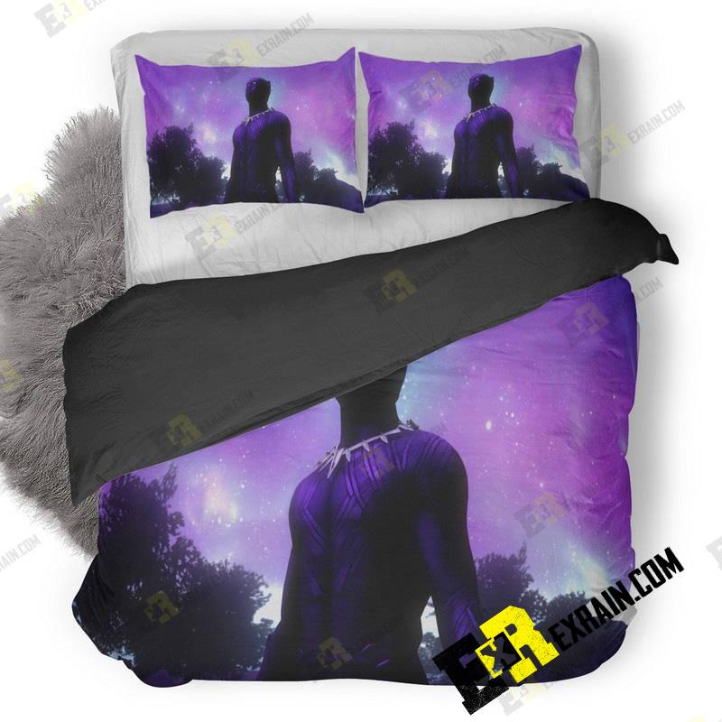 Black Panther Fanart 3D Customized Duvet Cover Bedding Set