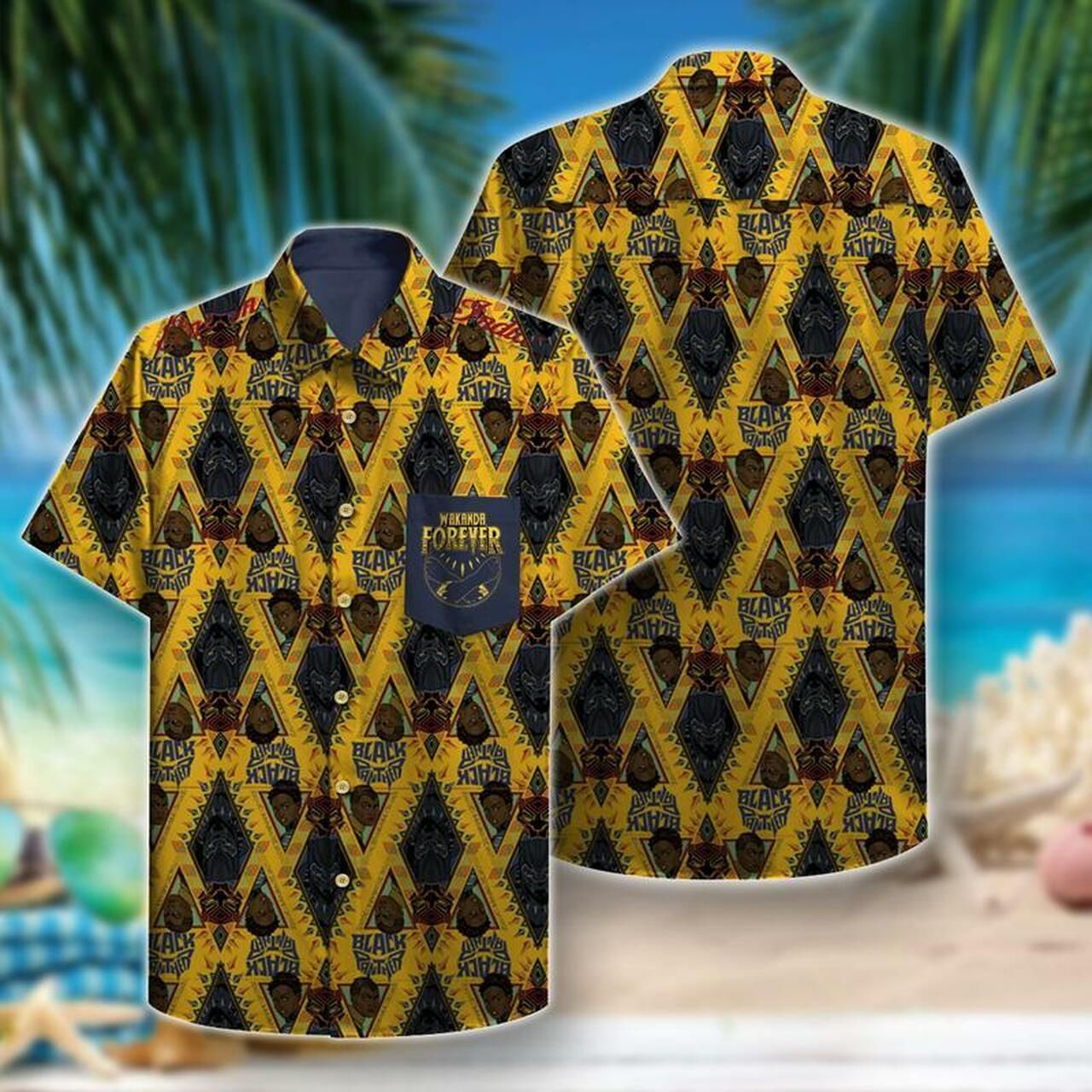 Black Panther Hawaii Hawaiian Shirt Fashion Tourism For Men Women Shirt3211