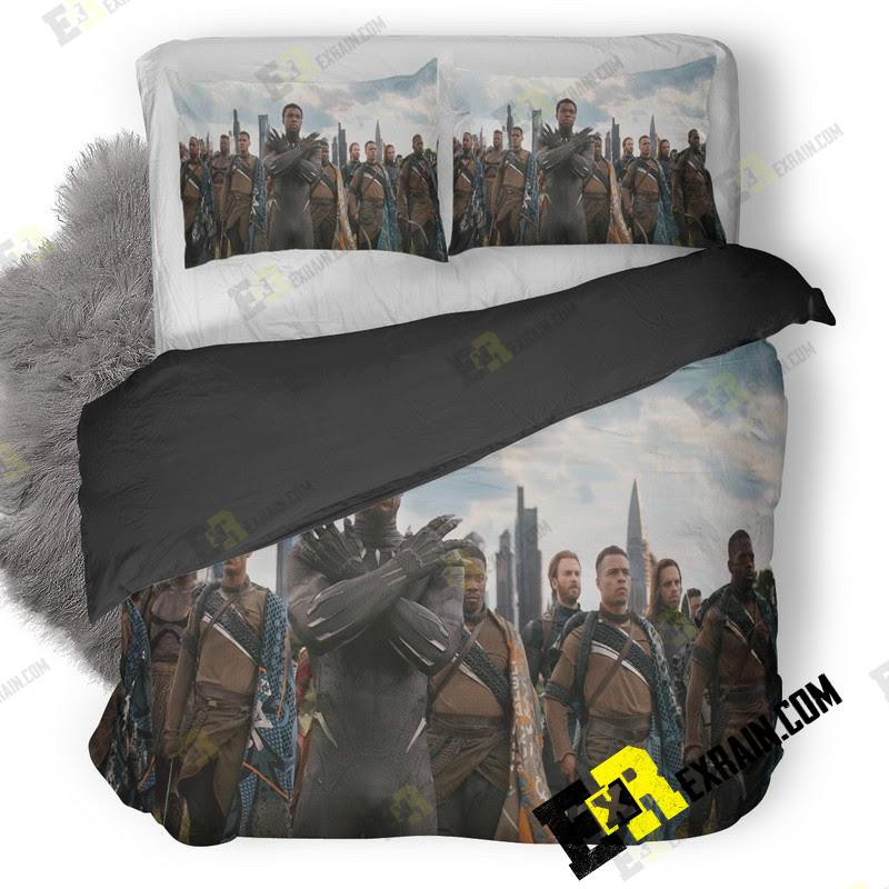 Black Panther In Avengers Infinity War Zw 3D Customized Duvet Cover Bedding Set