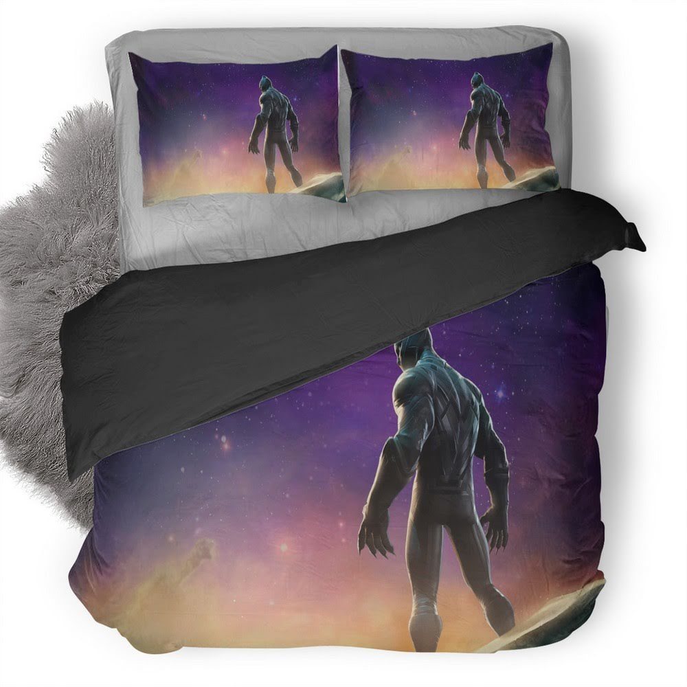 Black Panther Marvel Contest Of Champions 3D Customized Duvet Cover Bedding Set