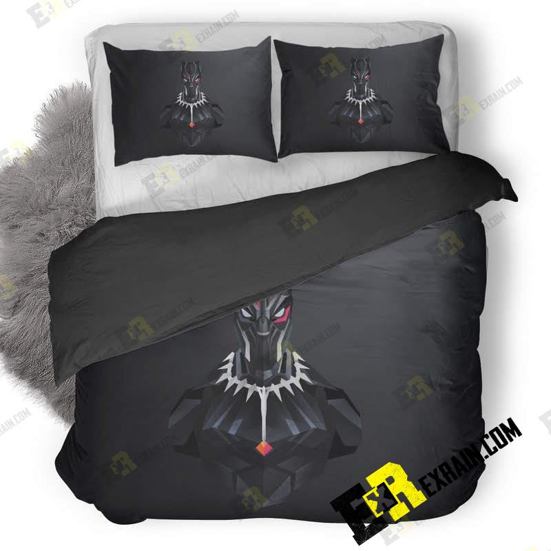 Black Panther Minimalism 9F 3D Customized Duvet Cover Bedding Set