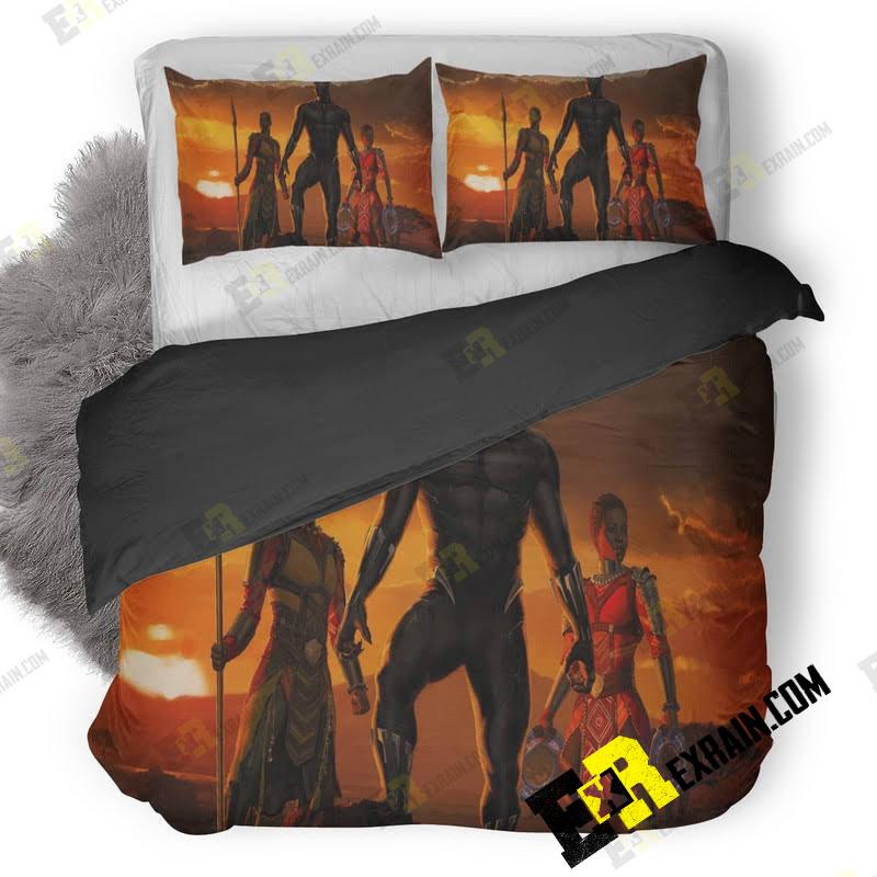 Black Panther Movie Artwork Yp 3D Customized Duvet Cover Bedding Set