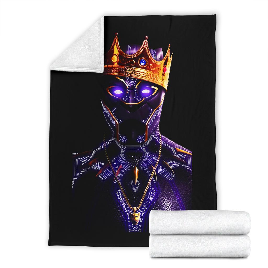 Black Panther Sherpa Blanket Cozy Blanket Fleece Blanket