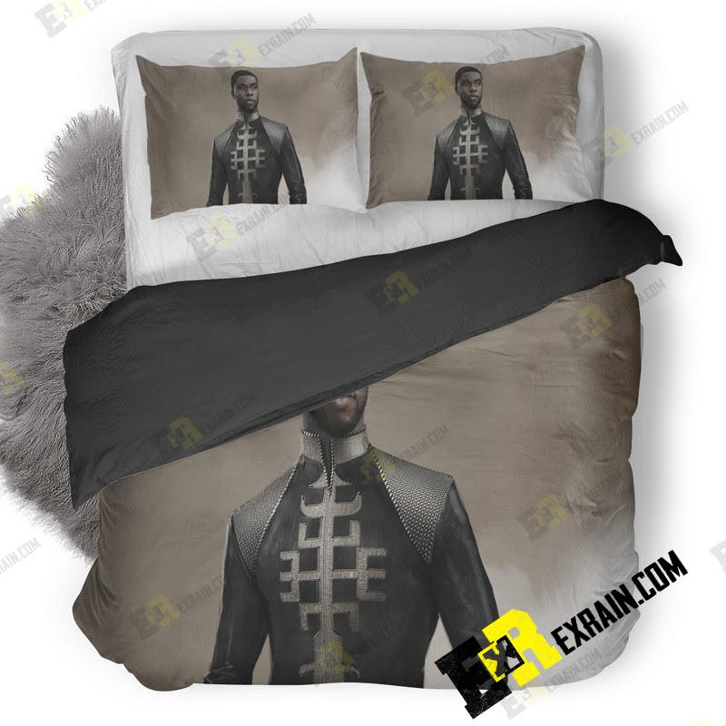 Black Panther T Challa Artwork Kp 3D Customized Duvet Cover Bedding Set