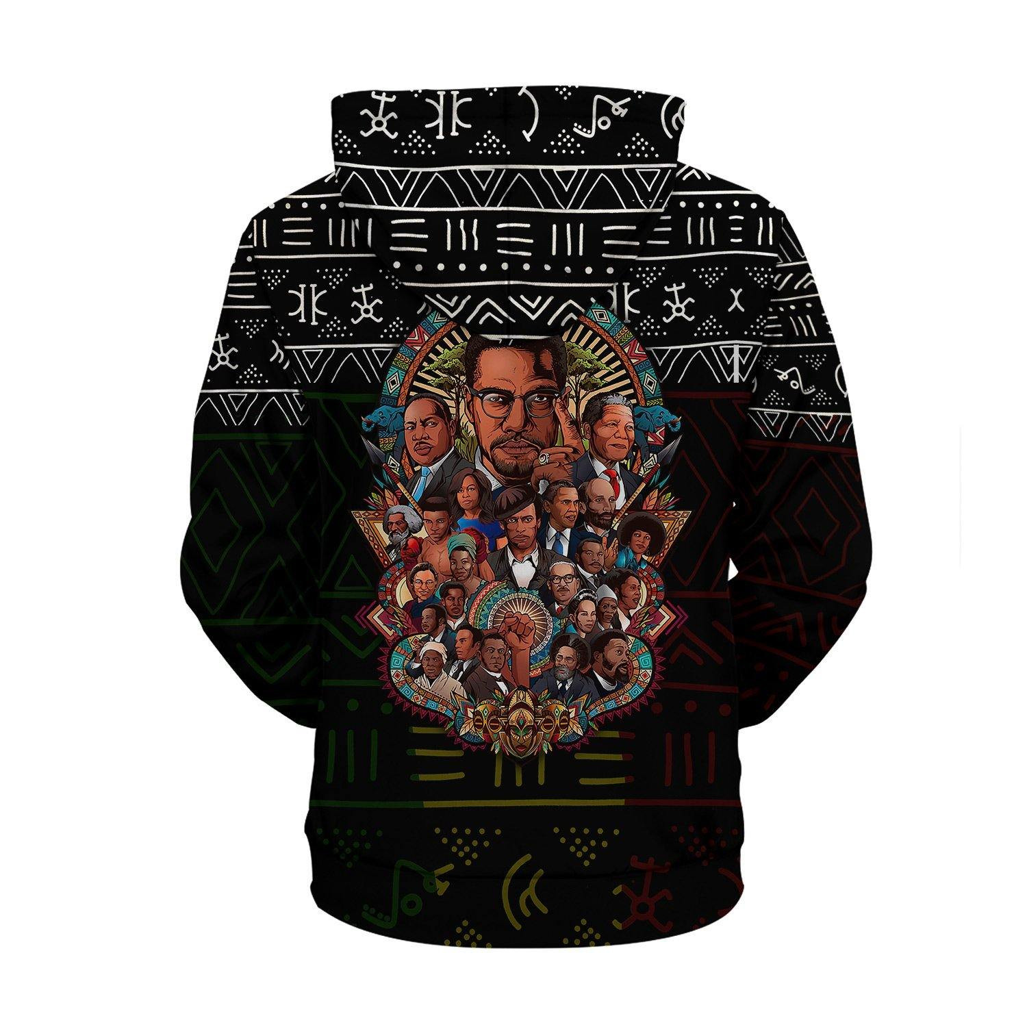 Black Power – Black History All-Over Print Hoodie