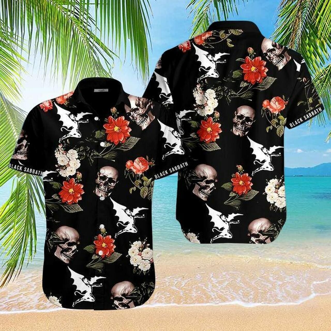 Black Sabbath Hawaii Hawaiian Shirt Fashion Tourism For Men Women Shirt3281