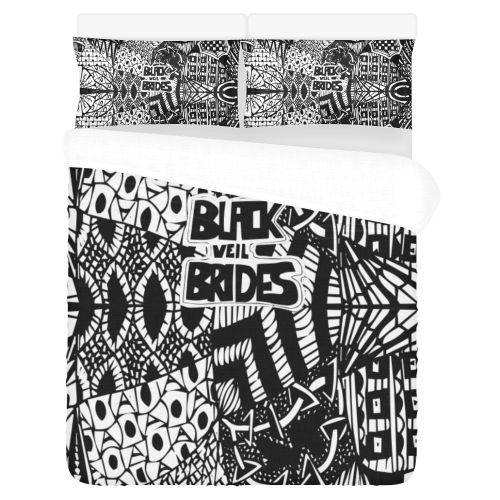 Black Veil Brides 3D Customized Duvet Cover Bedding Set