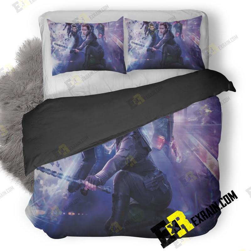 Black Widow Avengers Endgame 10K Uh 3D Customized Duvet Cover Bedding Set