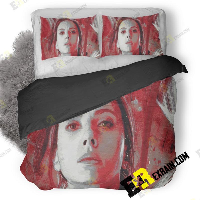 Black Widow Avengers Endgame K3 3D Customized Duvet Cover Bedding Set