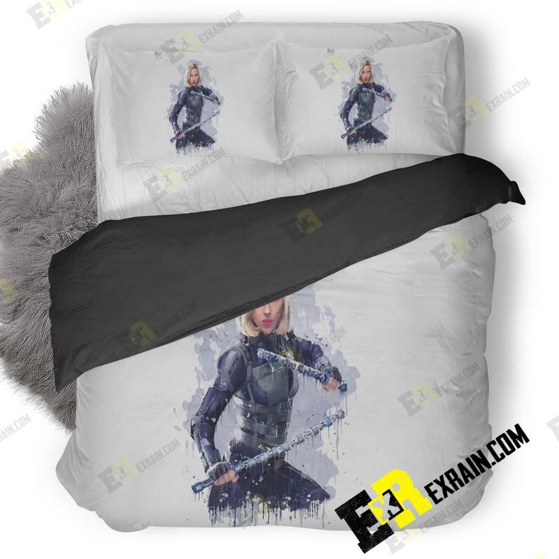 Black Widow In Avengers Infinity War 3D Customized Duvet Cover Bedding Set