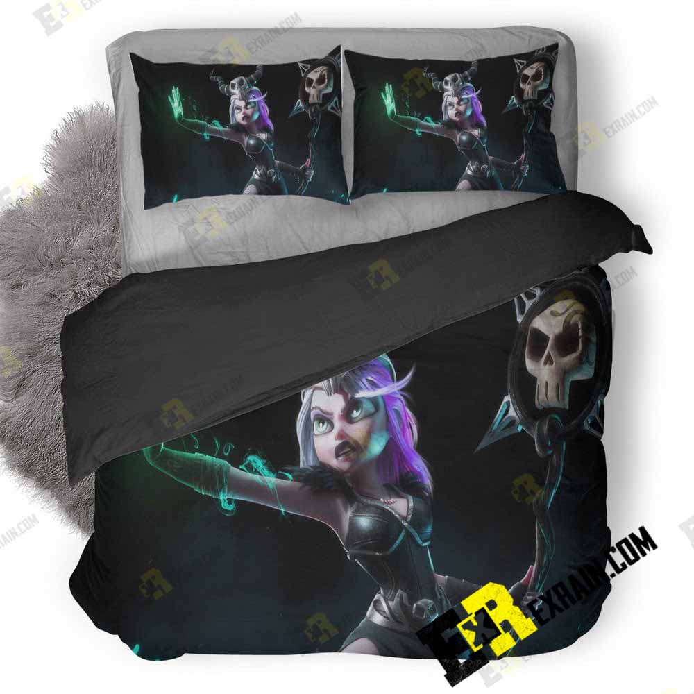 Black Witch Castle Crush 3F 3D Customized Duvet Cover Bedding Set
