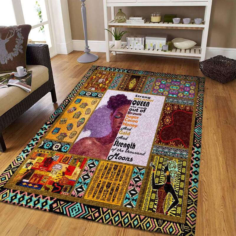 Black Woman Rectangle Rug