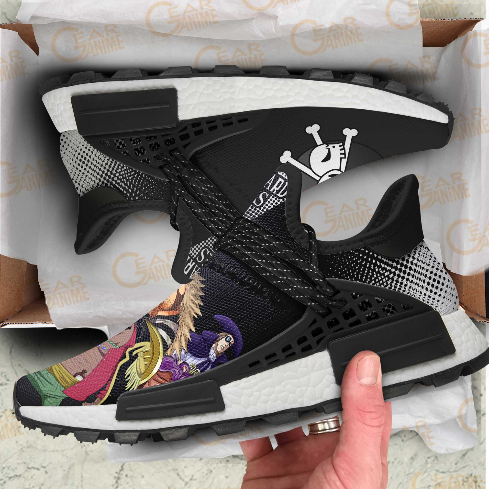 Blackbeard Pirates Shoes One Piece Anime Shoes, NMD Shoes