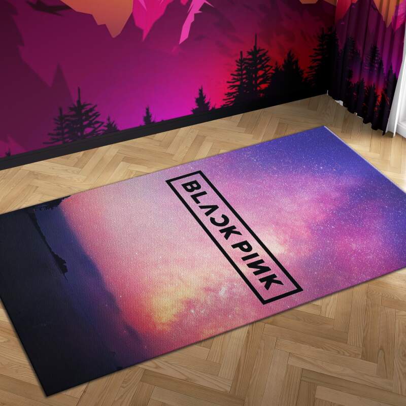 Blackpink Carpet Mock Area Rectangle Rug