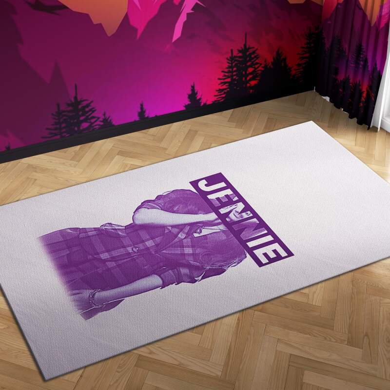 Blackpink Jennie Kill This Love Carpet Mock Area Rectangle Rug