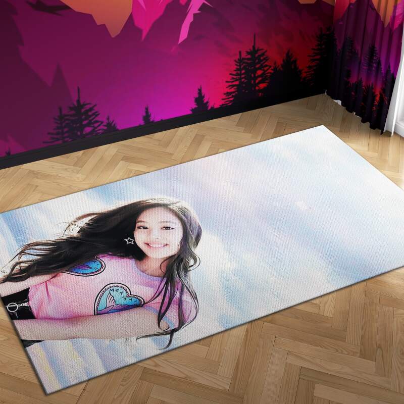 Blackpink Lisa Sky Carpet Mock Area Rectangle Rug