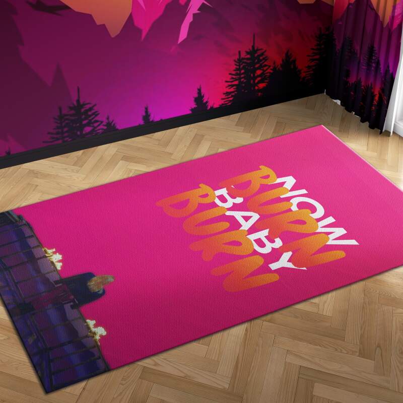 Blackpink Now Burn Baby Burn Kick It Carpet Mock Area Rectangle Rug