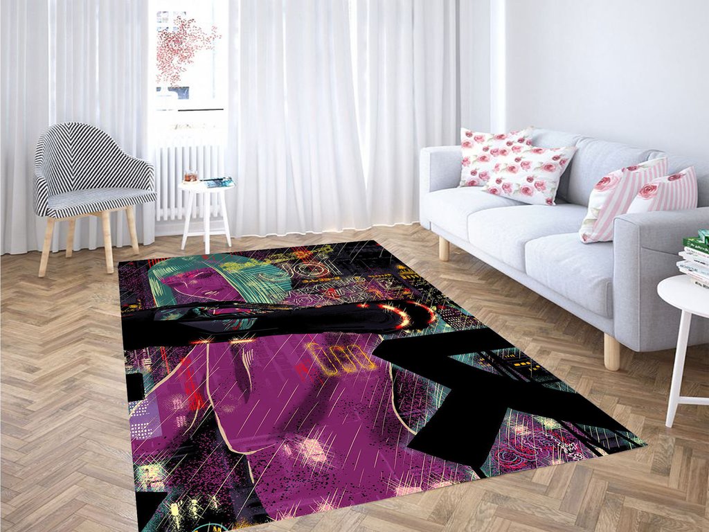 Blade Runner Car Living Room Modern Carpet Rectangle Rug