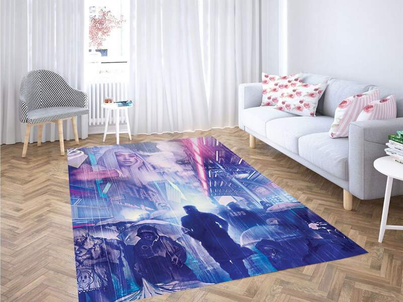 Blade Runner City Carpet Rectangle Rug