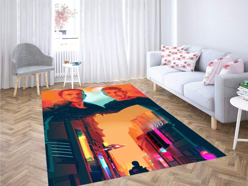 Blade Runner Japan Futuristic Place Carpet Rectangle Rug