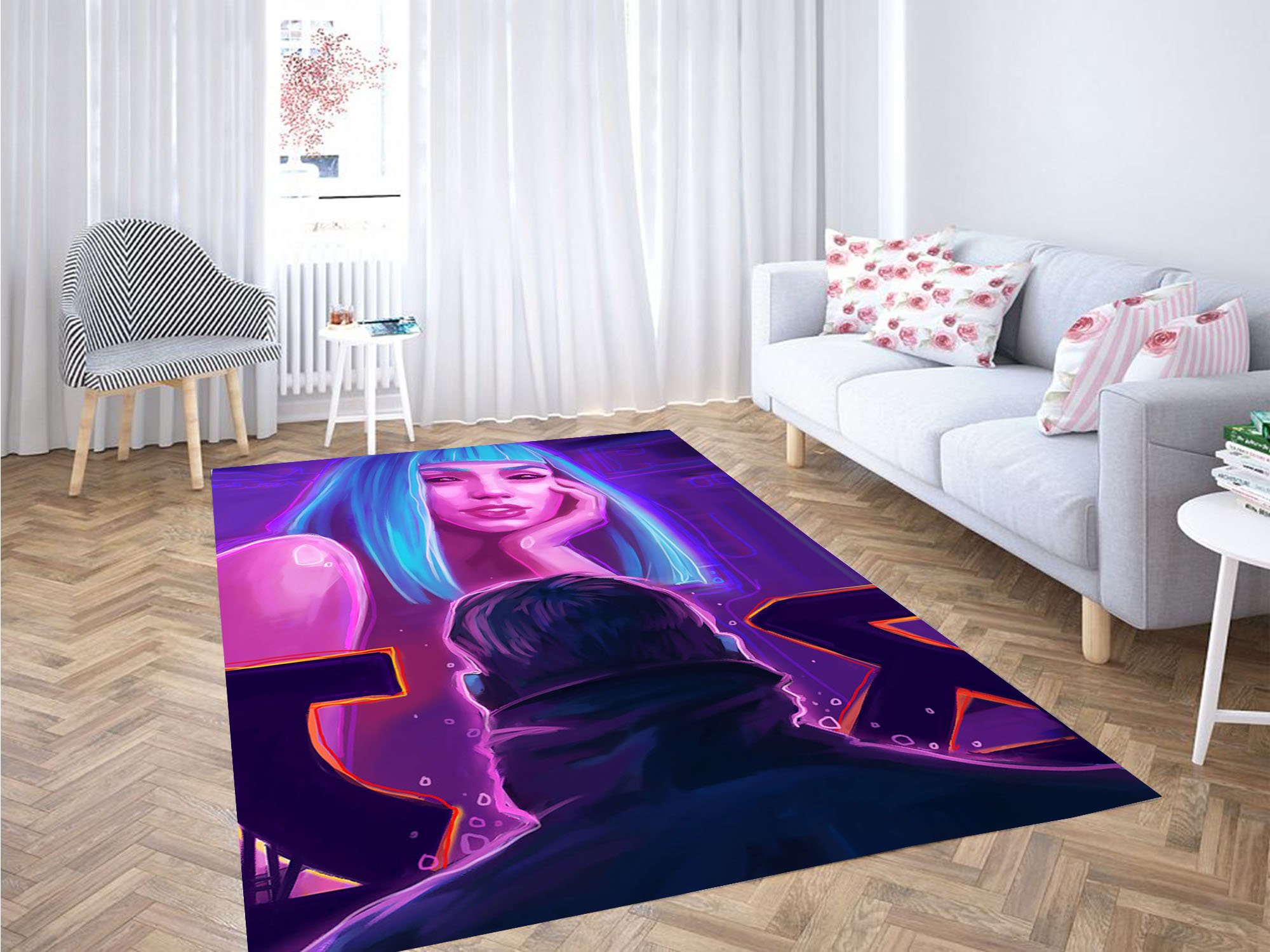 Blade Runner Painting Carpet Rectangle Rug